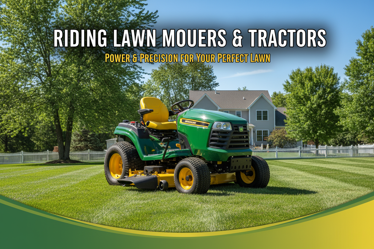 Riding Lawn Mowers & Tractors