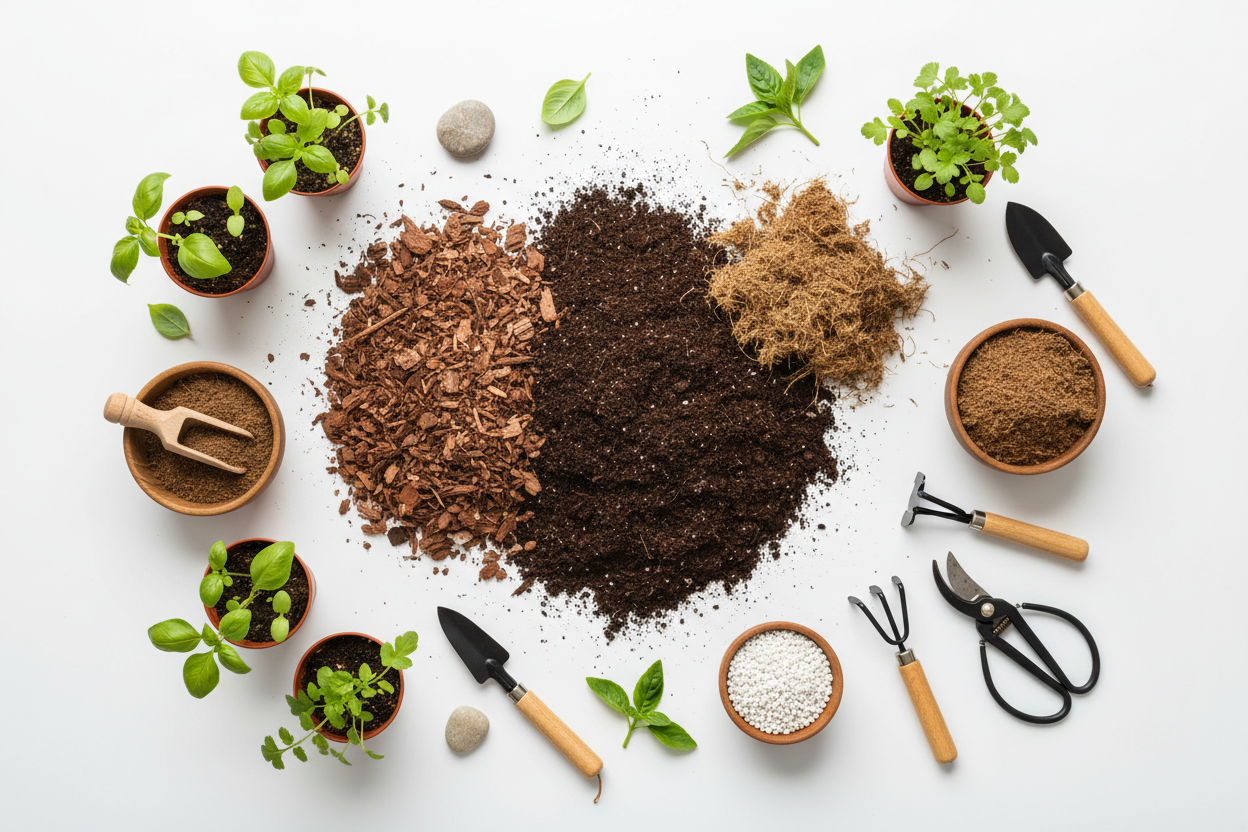 Soils, Mulches & Planting Media