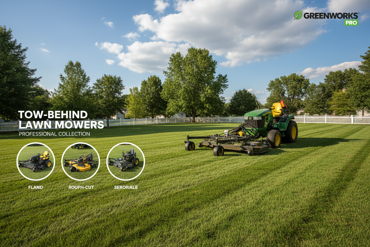 Tow-Behind Lawn Mowers