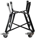 Dracarys Rolling Cart for Big Green Egg Accessories Rolling Nest with Heavy Duty Locking Caster Wheels Powder Coated Steel Rolling Outdoor Cart for Large Big Green Egg Kamado Joe Grill Stand