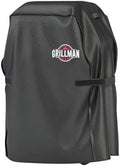 Grill Cover by Grillman, Black, 30 Inch, BBQ Outdoor Grill Covers, Charcoal & Gas Grills, Waterproof, Rip-Proof, Weather-Resistant, Anti-UV, Barbecue Cover for Weber, Genesis, Charbroil, Nexgrill, etc