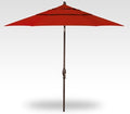 Treasure Garden Deluxe Auto-Tilt Octagon Market Umbrella, 11ft - Outdoor Patio, Deck, Pool, Backyard Stand Alone Umbrella - Heavy Duty w/Bronze Frame & Obravia2 Fabric (Red) w/Double Wind-Vent Canopy
