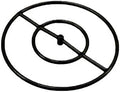 Rasmussen Black Iron Fire Pit Burner Ring (FRB12-B), Natural Gas, 12-Inches
