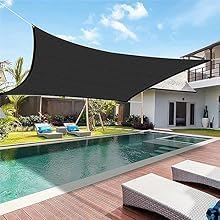 20x40 FT Pool Leaf Net Cover for Inground Pools or Above Ground Pools, Rectangle Mesh Pool Cover Swimming Pool Closing Kit, Multi-Function Sun Shade Carpet Outdoor for Pool, Patio, Garden, Yard