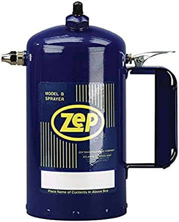 Zep Model B Heavy-Duty Steel Solvent Sprayer - 32 oz (Each) 829801 - Industrial Strength, Refillable, Pressurized, Spring-Loaded Trigger