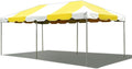 Party Tents Direct 10'x20' Weekender West Coast Tent Frame Party Tent (Yellow/White) PVC Top with Storage Bag - Tents for Parties, Weddings, Birthdays, Banquets, Fiestas, Workshop, Outdoor Event