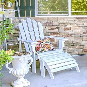 JMGBird Outdoor Lumbar Pillows Set of 2 with Insert - 12x20 Inch Waterproof Outdoor Pillows for Patio Furniture