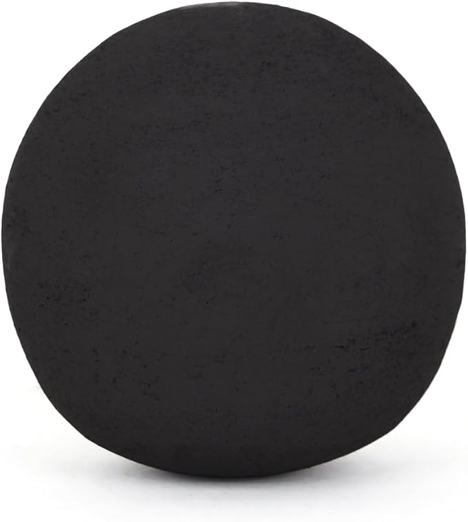 Ceramic Fire Balls - Uniform 5" Lava Rock for Fire Pits - Propane & Gas Fire Pits and Fireplace - Ceramic Spheres for Outdoor and Indoor Use - Natural Lava Stones - (6-Pack, Black)