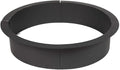 Ash & Ember 46" Outside Dia Steel Fire Pit Liner x 41" Inside - 4 Panel Liner 1.5mm Thick Steel, DIY Above or In-Ground Outdoor Fire Pit, High Temperature Finish, Portable Wood Burning Fire Ring