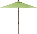 Treasure Garden Push Button Tilt Octagon Umbrella, 9ft - Outdoor Patio, Deck, Pool, Backyard Stand Alone Umbrella - Heavy Duty w/Bronze Frame & Obravia2 Fabric (Kiwi)