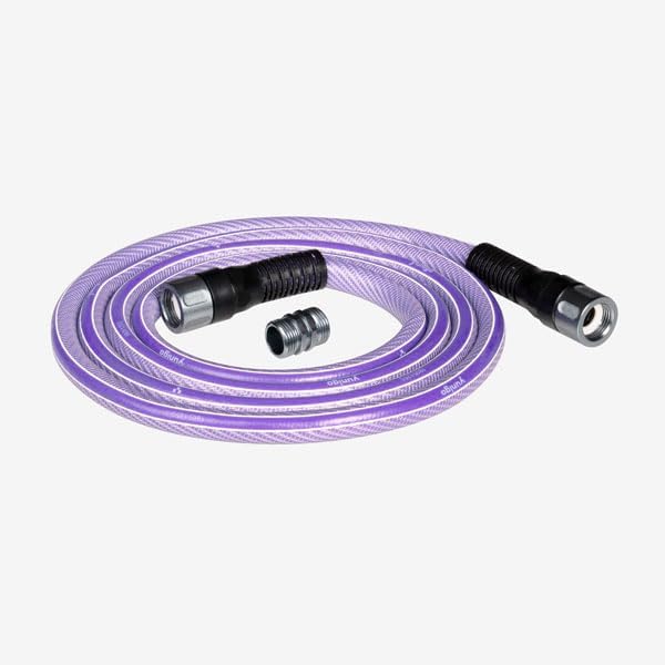 FREEDOM Garden Hose Reel equipped with 5/8' 100ft, Kink-Free Hybrid Hose, Portable and Wall-Mountable, Lightweight, Easy Setup. Spray Nozzle and Leader Hose Included