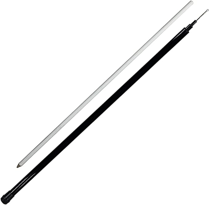 Bird Hawk Flying Kite with Pole Crops Farm Protector Bird Scarer Flying ONLY 4M Pole Without Kite