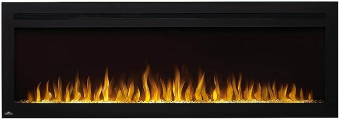 Napoleon Purview 60 inch Wall Mount Electric Fireplace - Black, NEFL60HI