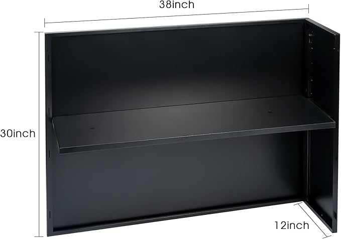 Tall Rectangular Removable Planter for Indoor or Outdoor Terraces, Porches, Durable All Weather, Garden, Modern Design, for Plants, Flowers(Large)