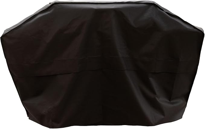 Megamaster 66" Gas Grill Cover, Water-Resistant Heavy Duty Polyester BBQ Cover with Built-In Pouch, Standard 5 & 6-Burner Barbecue Grill Covers for Weber Charbroil Nexgrill Grills - 700-20142