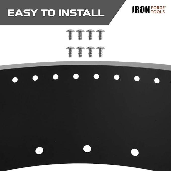 Iron Forge Tools Fire Pit Ring 24 inch Outer/18 inch Inner - Heavy Duty Metal Smokeless Round Fire Pit Insert Liner for Outdoor - (24x18x10 Inch) - Utility Patent Pending