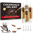 4 Tubes Cockroach Gel Bait, Powerful Roach Repellent Bait Trap Infestation Solution Indoor for Home, Ready-to-Use Cockroach Deterrent for Kitchen Home RV