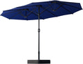 Patio Umbrellas, Pool Umbrella, Outdoor Umbrella with Push Button Tilt/Crank, Deck Umbrellas, Market Umbrela Table for Backyard, Deck, Garden, Pool