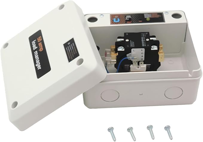 50 Amp Load Manager Smart Management Module Compatible with Generac 7000, Wireless Generator Protection Module with 8-Zone Control & Real-Time LED Monitoring
