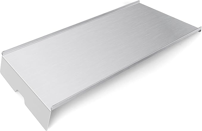 BCA006 Drip Pan Replacement for Traeger 34 Series,Eastwood 34,and Newer Tex,Tex Elite Pellet Smoker Grills,32.5" Heavy Duty Stainless Steel Drip Tray Heat Baffle for Traeger BBQ075, BBQ100, BBQ125