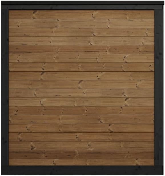 GL4 Outdoor Sauna Kit, Garden Luxury-Series Outdoor DIY Sauna Kit, Thermo-Spruce, up to 4 Persons Bundles (Sauna Heater and Sauna Stones Included) (HIVE MINI 6 WiFi - Glass)