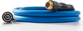 5/8" Hot/Cold Water Hose 3ft, -50℉ to 190℉ Heavy Duty,Flexible,Burst 600 Psi 3/4" Brass Fittings with Swivel Grip Handle for Outdoor,Yard, Farm, Blue