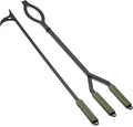 Stanbroil 40" Firewood Tongs and Fire Poker Set, Large Campfire Tongs Tool Set for Fireplace and Camping Fire Pit Wood Stove Indoor & Outdoor Use