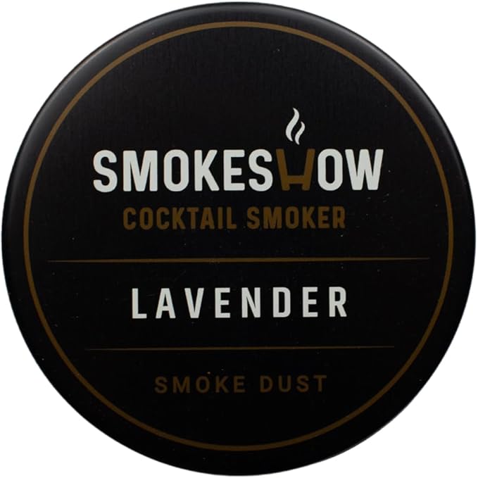 Wood Chips for Cocktail Smoker 4 oz tin. Add Flavors to Your Smoked Drinks (Lavender)