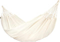 LA SIESTA Brisa Classic Hammock, Handmade, Weather-Resistant, Tear-Resistant Hammock for Indoor & Outdoor Relaxation, Size-Double - Vanilla