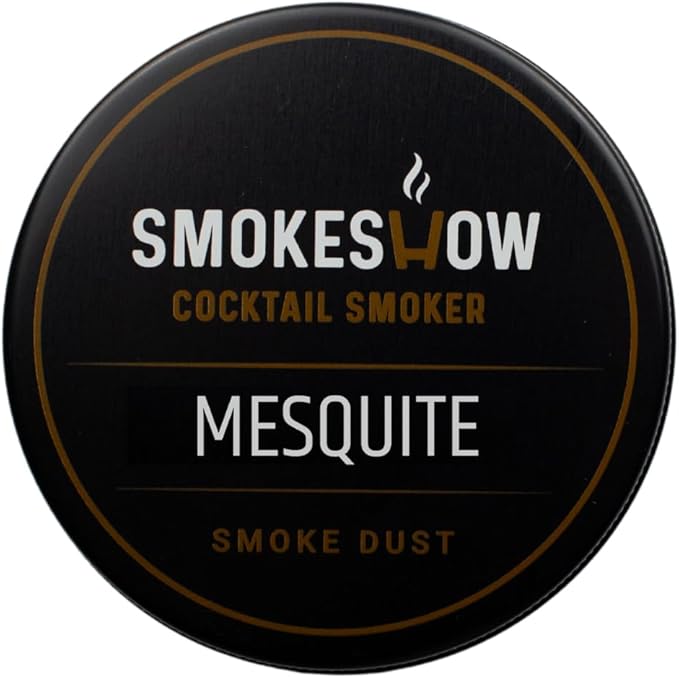 Wood Chips for Cocktail Smoker 4 oz tin. Add Flavors to Your Smoked Drinks (Mesquite)