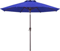 ABCCANOPY OLEFIN® 5-Year No Fading 9FT Patio Umbrella, Outdoor Table Umbrella with 8 Sturdy Ribs for Deck, Backyard, Yard (Deep Blue)