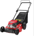 PowerSmart Gas Push Lawn Mower 21" with OHV 144cc Engine, 2-in-1 Mulching and Side Discharge,6 Height Adjustments Easy Assembly & Lightweight, Cordless Push Lawn Mowers for Garden Yard