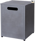 Propane Tank Cover, 16 Inch Propane Tank Cover Table Outdoor Storage Box, Fits 20 lb Propane Tank Outdoor Gas Tank Storage Box with Aesthetic Feature for Patio, Balconies, Grey