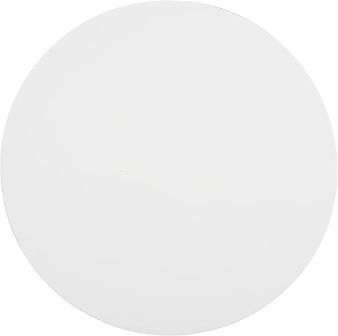 Propane Tank Cover Table for Fire Pits, 20 LB MGO Propane Tank Holder with Side Handles, Round Outdoor Tank Storage Side Table for Patio, Gas Griddle, White