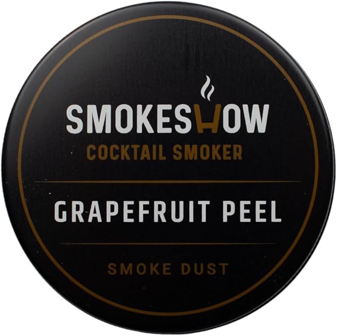 Wood Chips for Cocktail Smoker 4 oz tin. Add Flavors to Your Smoked Drinks (Grapefruit Peel)
