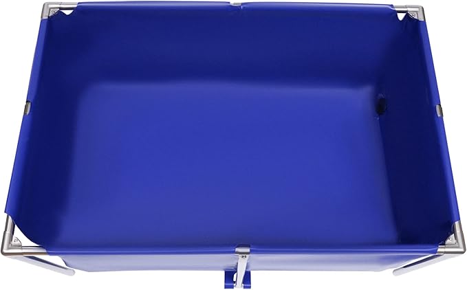 Canvas Fish Pond Pool,Fish Pond Liner,Durable Framed Above Ground Fish Pond Pool with Thickened PVC Liner for Fish Farming, Aquatic Breeding & Backyard Water Gardens (47 FT, Leak-Proof Design)
