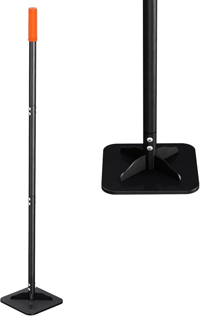 Steel Tampers Tool 8 X 8 Inch,Labor-Saving All-Steel Heavy-Duty, Landscaping, Installing Pavers and Repairing Asphalt Pavements, Black