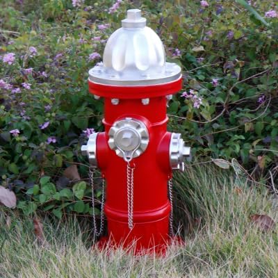 MARYTUMM Dog Fire Hydrant Statue Puppy Pee Post and Gift for Fireman, Fire Hydrant Garden Decor Statue Large, Fire Hydrant for Dog