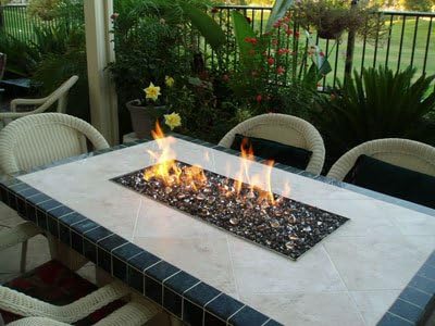Stanbroil Rectangular Stainless Steel H-Burner for Fireplace or Fire Pit, 24 x 6 Inches