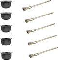 Cocktail Smoker Replacement Mesh Basket & Stainless Steel Wire Brush for Cleaning by Smokeshow (5-Pack)