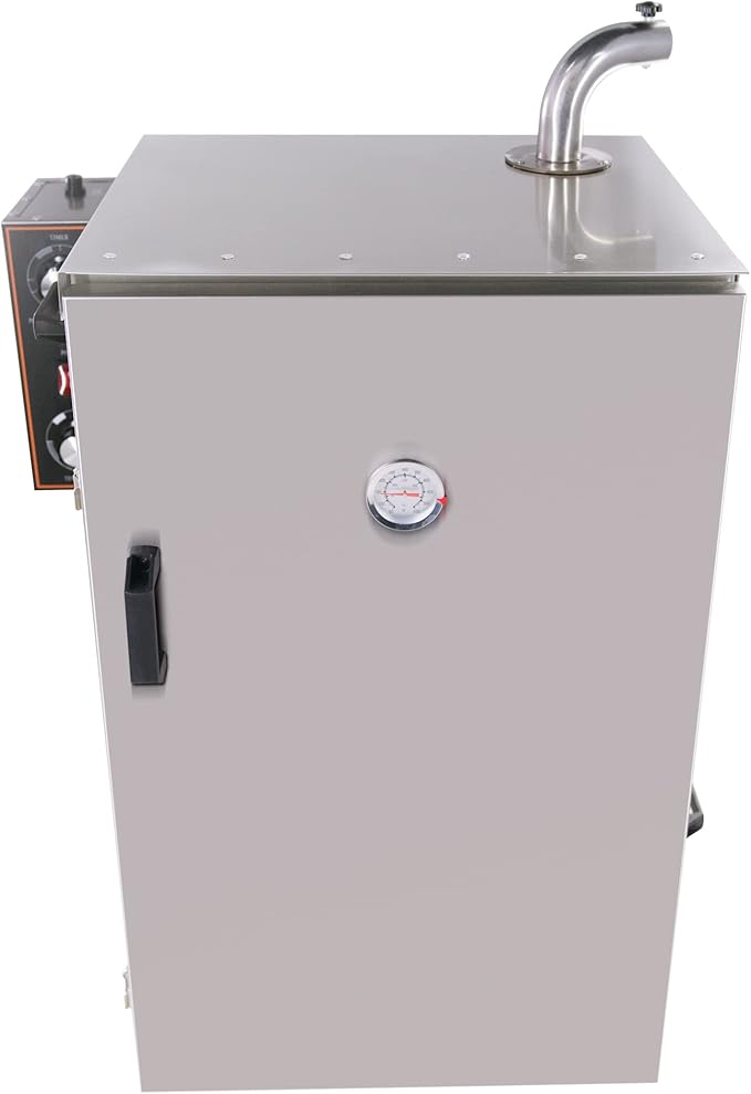 HAKKA Upgraded Commercial Vertical Electric Smoke oven for BBQ Grill Smoker Outdoor Indoor Home Cooking Pastrami, Sausage, Bacon, Smoked Chicken, Smoked Pork (DSH-S20B)