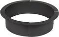Titan Great Outdoor 38in Dia Steel Fire Pit Liner, 1mm Thick DIY Above or In-Ground Outdoor Fire Pit, 4 Panel Steel Ring