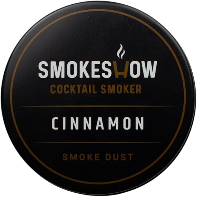 Wood Chips for Cocktail Smoker 4 oz tin. Add Flavors to Your Smoked Drinks (Cinnamon)