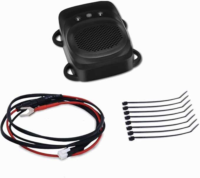 Under Hood Rodent Repellent for Car Engines, Dual Action Ultrasonic & LED Strobe Lights for High-Efficiency Rat and Mouse Deterrent, Pest Control for 12V 24V Vehicles, Cars, Trucks, RVs