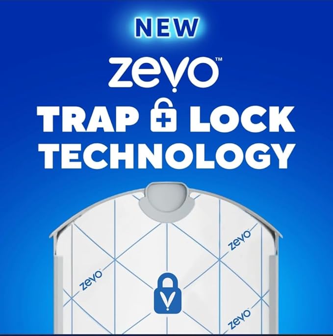 Zevo Fly, Gnat & Mosquito Trap Refill Cartridges, 4 Refills Pack – Plug-in Device Compatible, Indoor Use