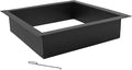 Sunnydaze Fire Ring for Outside - Wood-Burning Metal Fire Pit Ring Insert - Above or In-Ground DIY - 42-Inch Square Outer/36-Inch Square Inner Diameter
