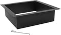 Sunnydaze Fire Ring for Outside - Wood-Burning Metal Fire Pit Ring Insert - Above or In-Ground DIY - 36-Inch Square Outer/30-Inch Square Inner Diameter