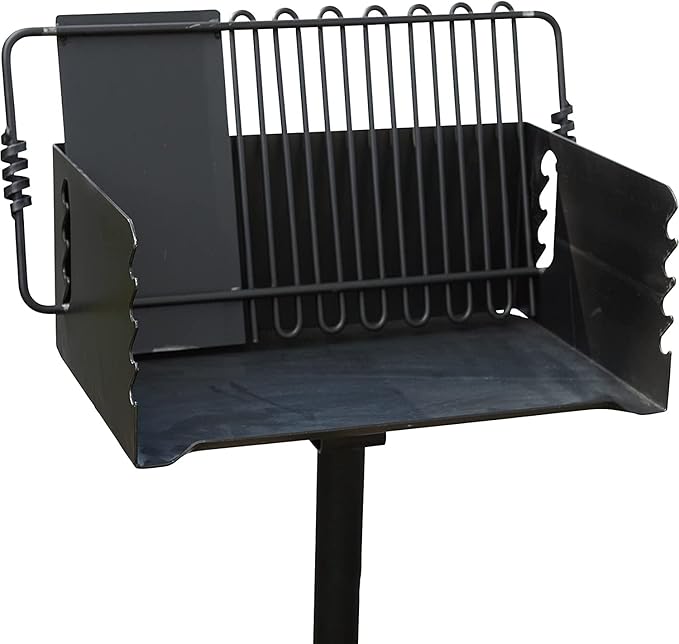 Pilot Rock 3 Pack Charcoal Grill, Jumbo Park Style Steel Outdoor BBQ, CBP-247