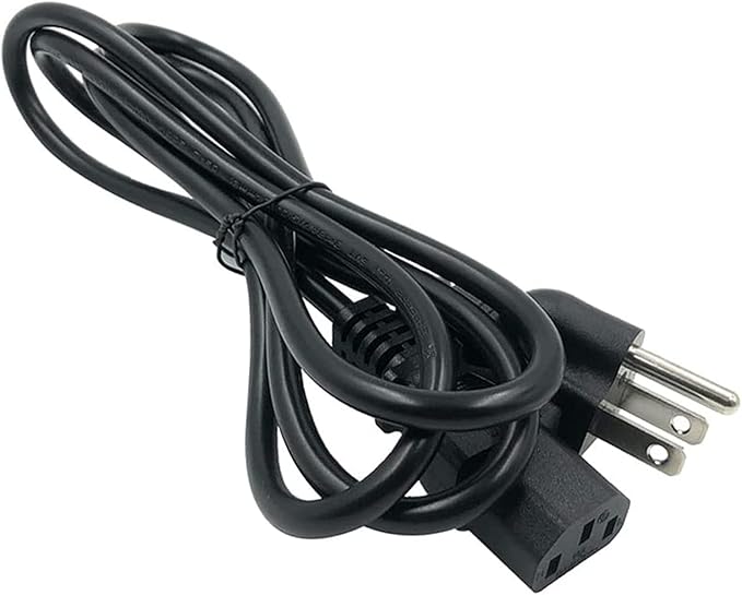 DONSIQIZZ Pellet Smoker Grill Power Cord Kit Replacement Part Compatible with Traeger Ironwood 650 & 885, Pro Series 575 & 780, Timberline 1300 & 850, 6 Feet，Black