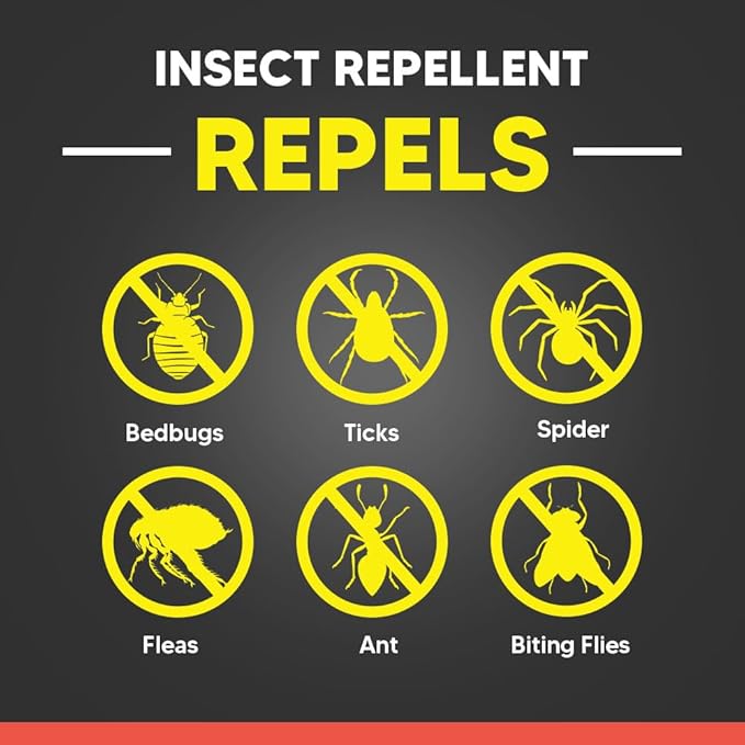 Bug and Tick Repellent, Bug Repellents Outdoor, Tick Deterrent for Yard, Spider Repellant, Roach Repellent Indoor, Repel Ants, Fleas, Spiders, Silverfish & Other Pest-8 Pouches